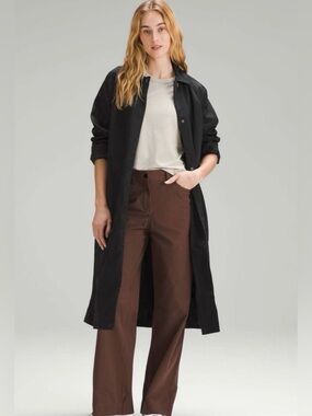 Lululemon Lightweight Collared A-Line Coat
Black
